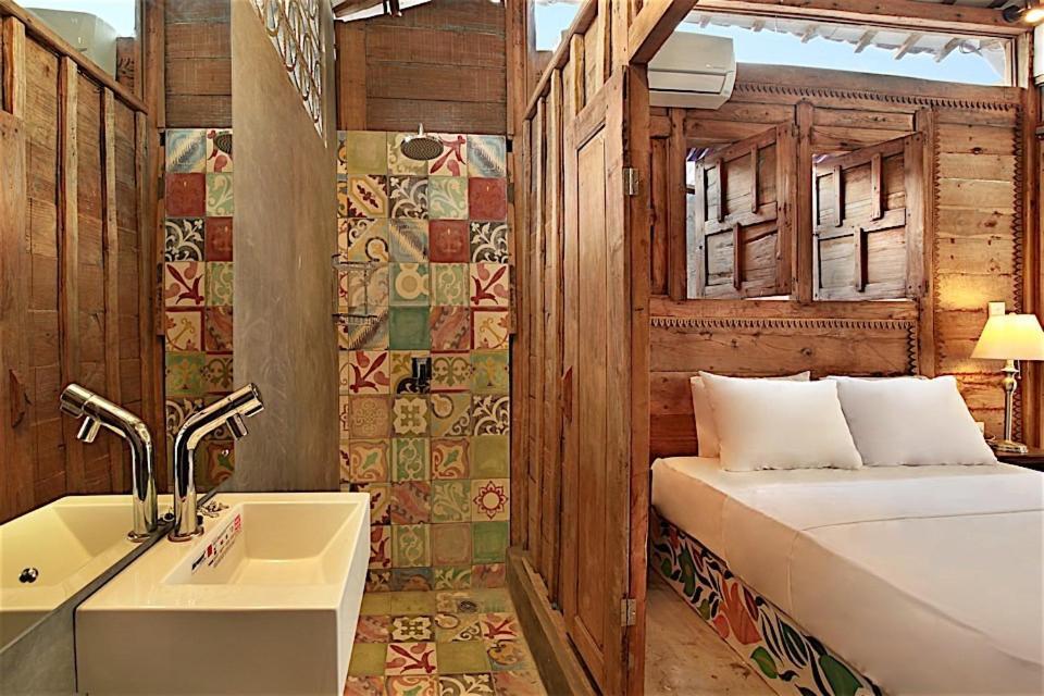 Villa Joglo Batu Belig Canggu  Ngoại thất bức ảnh