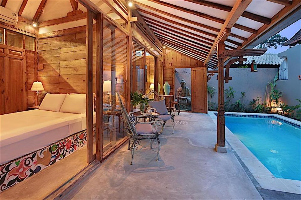 Villa Joglo Batu Belig Canggu  Ngoại thất bức ảnh
