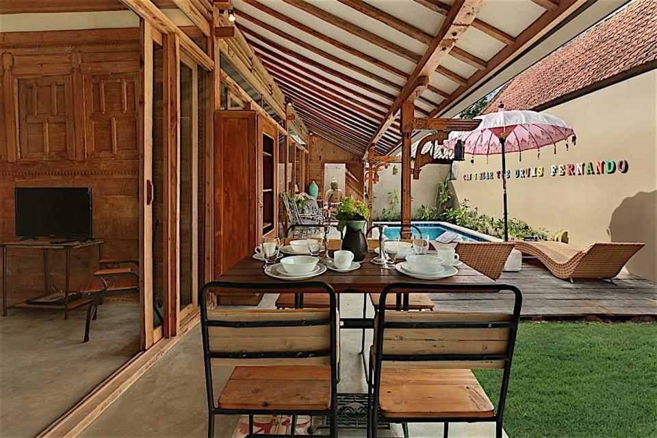 Villa Joglo Batu Belig Canggu  Ngoại thất bức ảnh