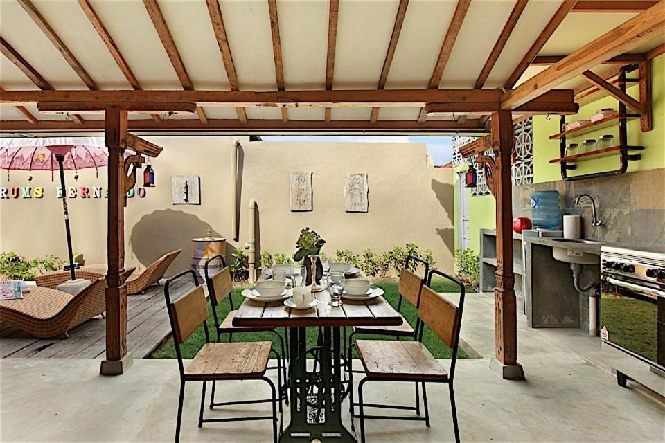 Villa Joglo Batu Belig Canggu  Ngoại thất bức ảnh